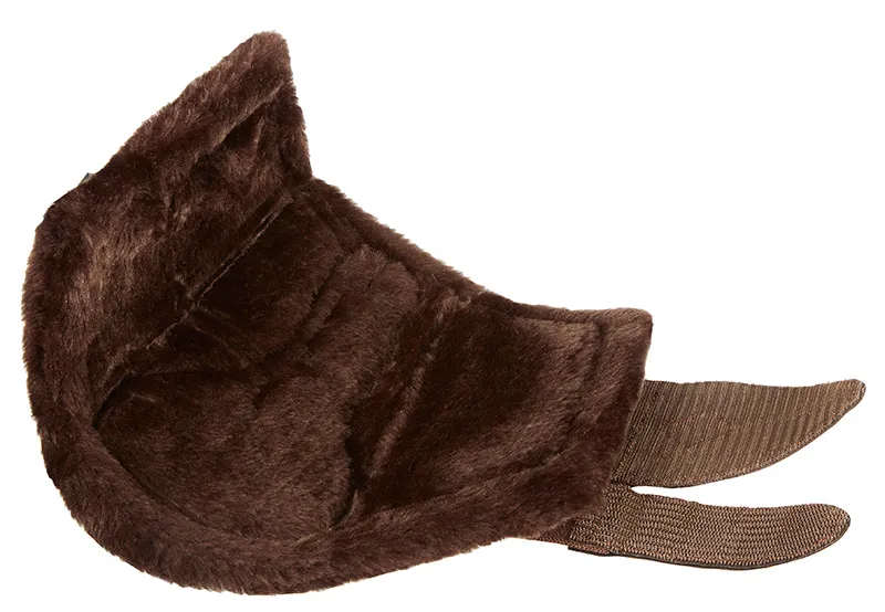 LeMieux Fleece Lined Brushing Boots in Brown-2